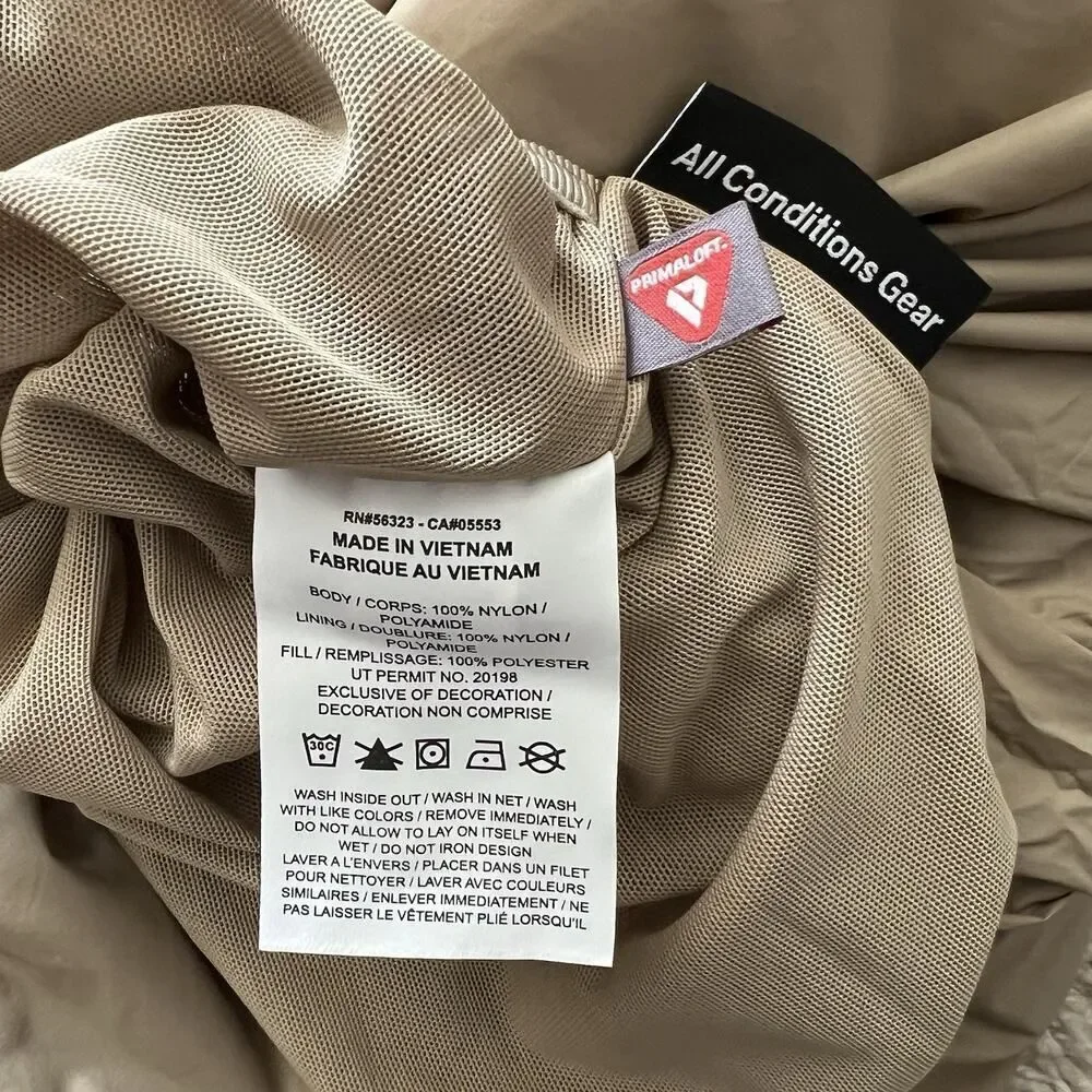 Nike ACG Rope De Dope Beige Full Zip Jacket Insulated DV0363-247 Men Medium NWT